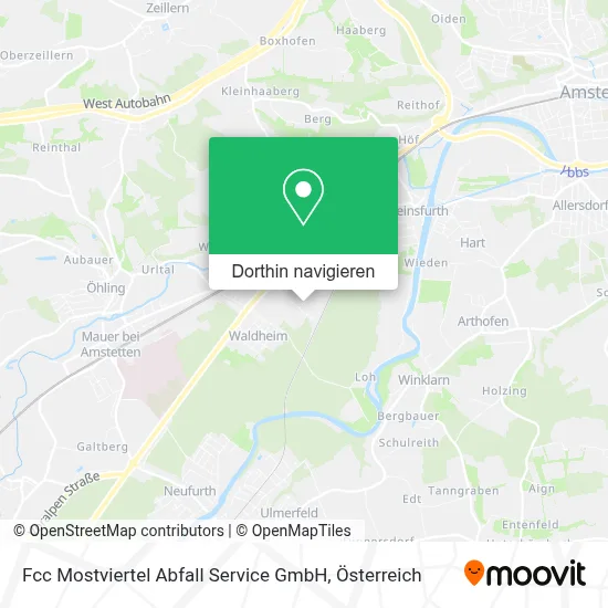 Fcc Mostviertel Abfall Service GmbH Karte