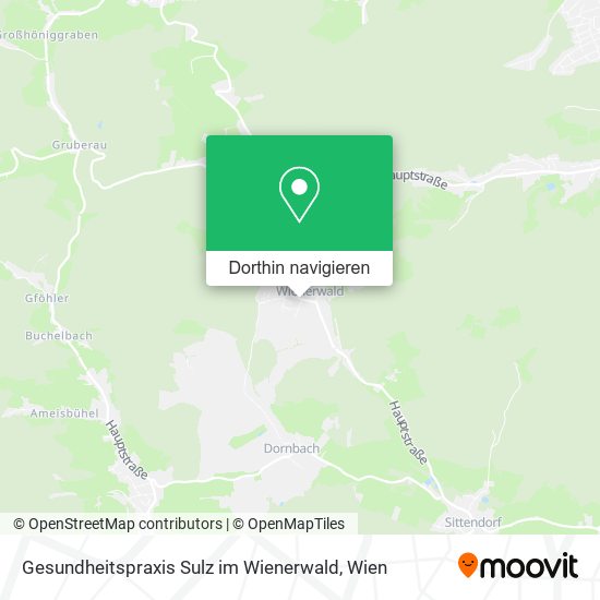 Gesundheitspraxis Sulz im Wienerwald Karte