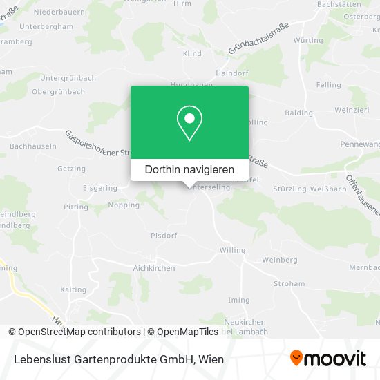 Lebenslust Gartenprodukte GmbH Karte