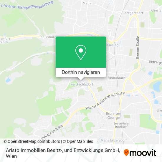 Aristo Immobilien Besitz-, und Entwicklungs GmbH Karte