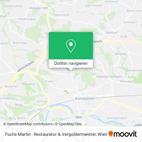 Fuchs Martin - Restaurator & Vergoldermeister Karte