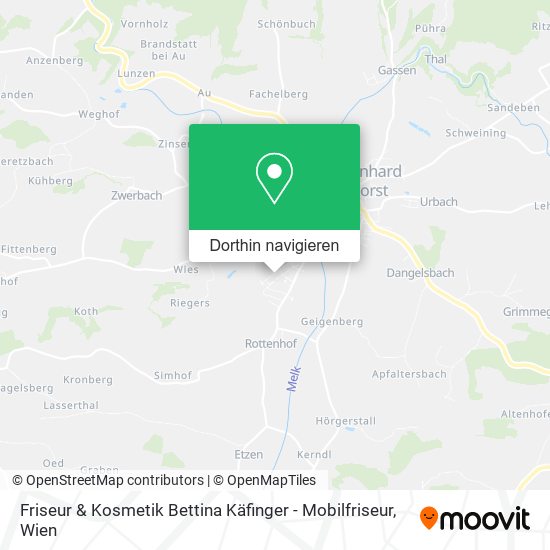 Friseur & Kosmetik Bettina Käfinger - Mobilfriseur Karte