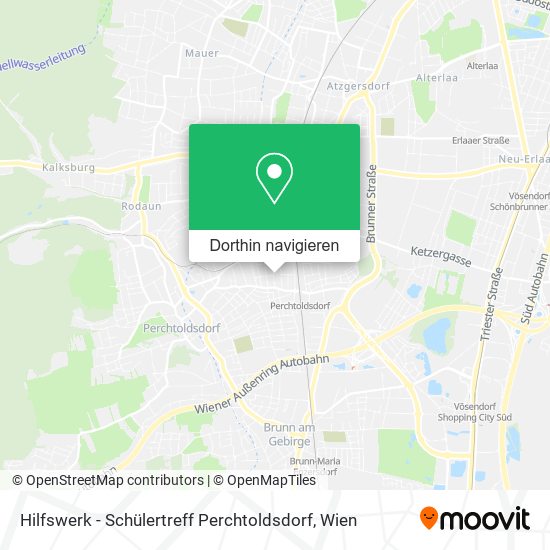Hilfswerk - Schülertreff Perchtoldsdorf Karte