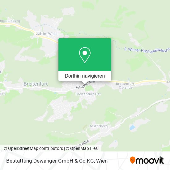 Bestattung Dewanger GmbH & Co KG Karte