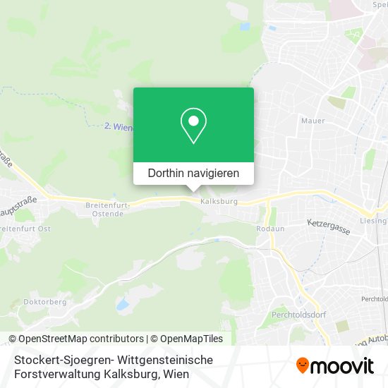 Stockert-Sjoegren- Wittgensteinische Forstverwaltung Kalksburg Karte
