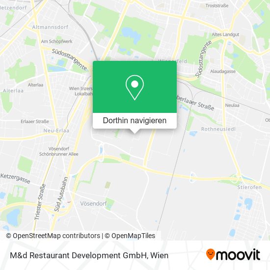 M&d Restaurant Development GmbH Karte