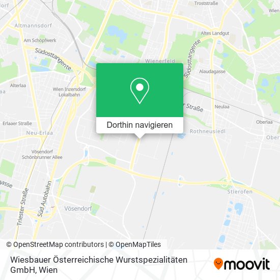 Wiesbauer Österreichische Wurstspezialitäten GmbH Karte