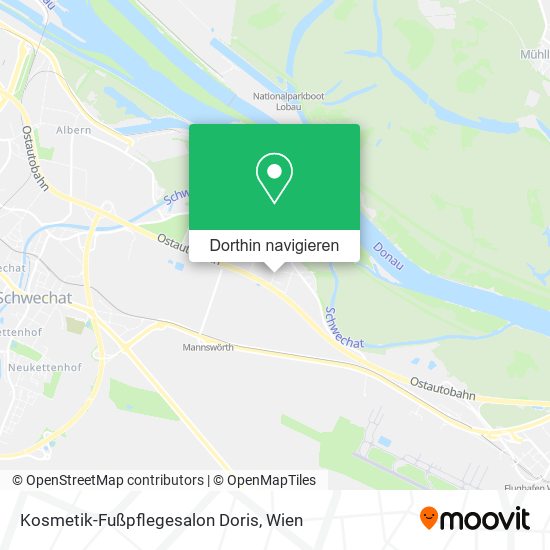 Kosmetik-Fußpflegesalon Doris Karte