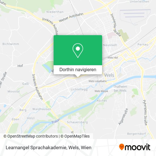 Learnangel Sprachakademie, Wels Karte