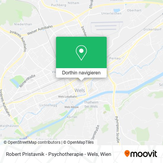 Robert Pristavnik - Psychotherapie - Wels Karte