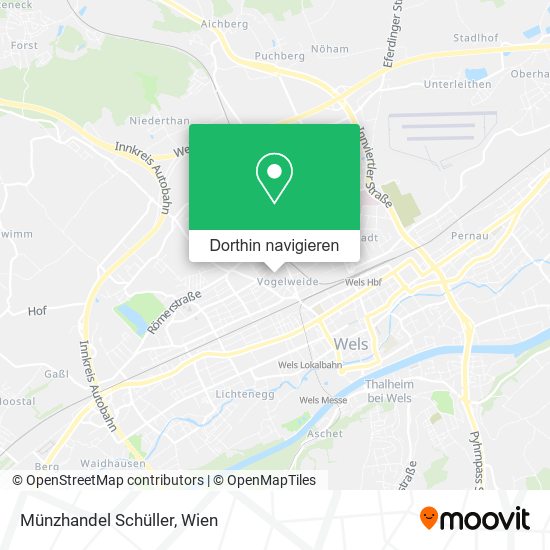 Münzhandel Schüller Karte