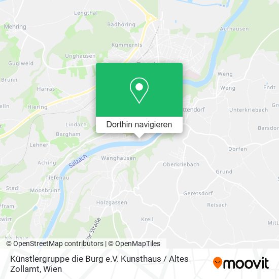 Künstlergruppe die Burg e.V. Kunsthaus / Altes Zollamt Karte