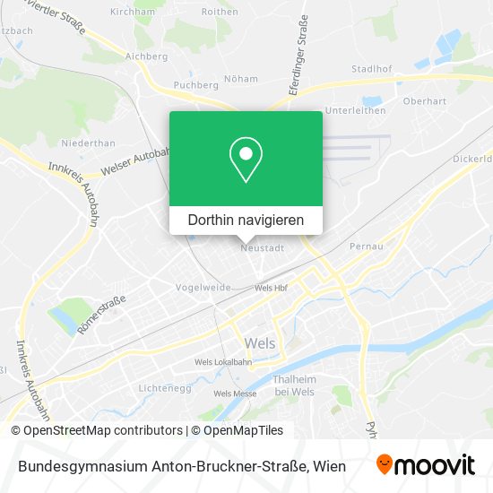 Bundesgymnasium Anton-Bruckner-Straße Karte