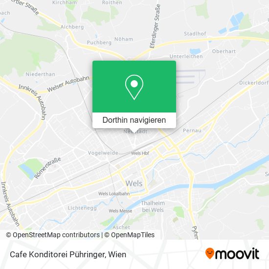 Cafe Konditorei Pühringer Karte