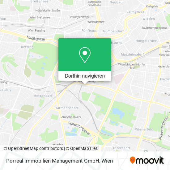 Porreal Immobilien Management GmbH Karte