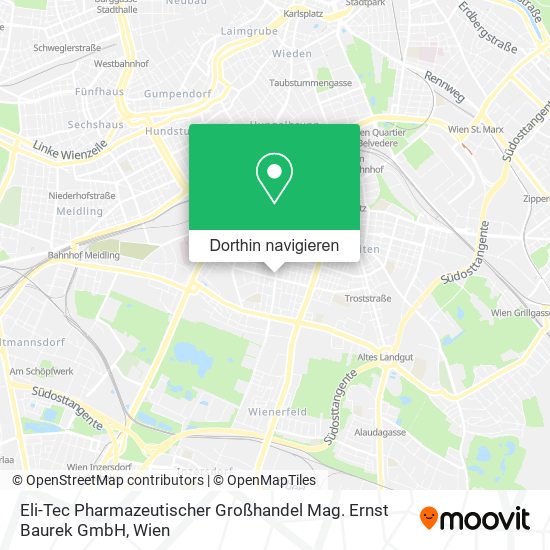 Eli-Tec Pharmazeutischer Großhandel Mag. Ernst Baurek GmbH Karte