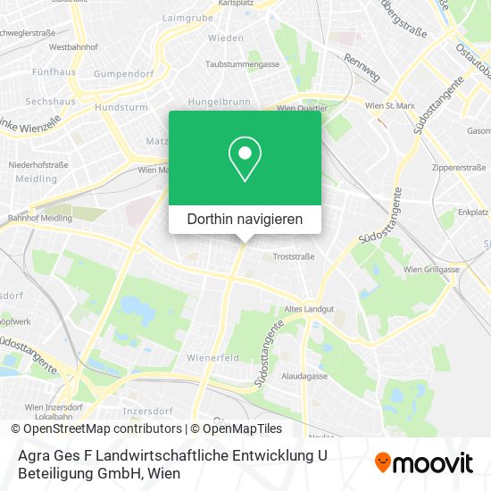 Agra Ges F Landwirtschaftliche Entwicklung U Beteiligung GmbH Karte