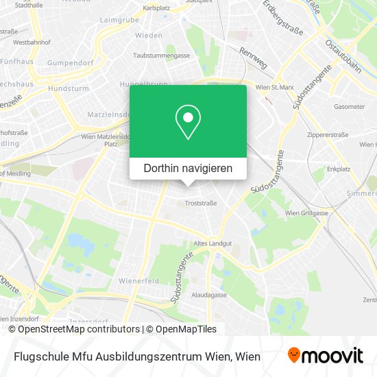 Flugschule Mfu Ausbildungszentrum Wien Karte