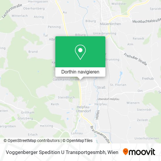 Voggenberger Spedition U Transportgesmbh Karte