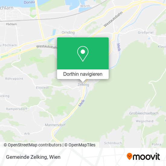 Gemeinde Zelking Karte