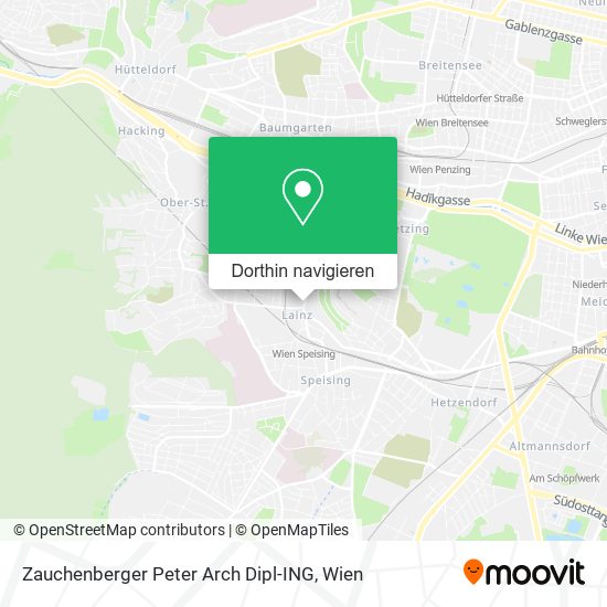 Zauchenberger Peter Arch Dipl-ING Karte