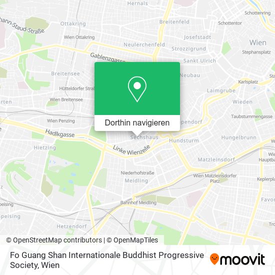 Fo Guang Shan Internationale Buddhist Progressive Society Karte