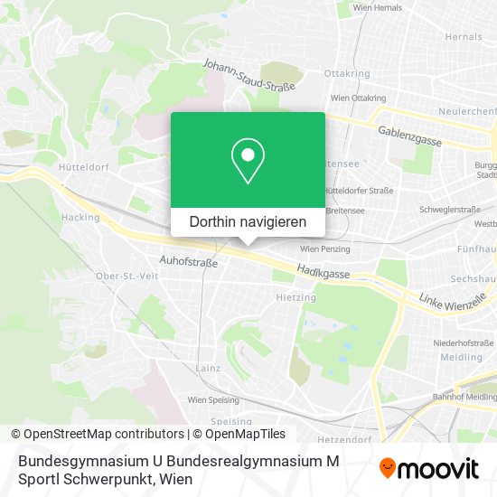 Bundesgymnasium U Bundesrealgymnasium M Sportl Schwerpunkt Karte