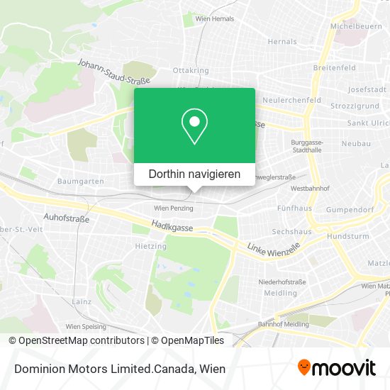 Dominion Motors Limited.Canada Karte