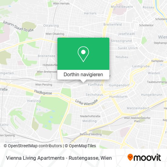 Vienna Living Apartments - Rustengasse Karte