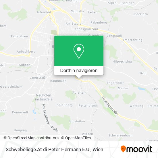 Schwebeliege.At di Peter Hermann E.U. Karte