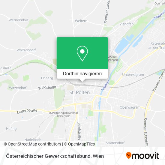 Österreichischer Gewerkschaftsbund Karte