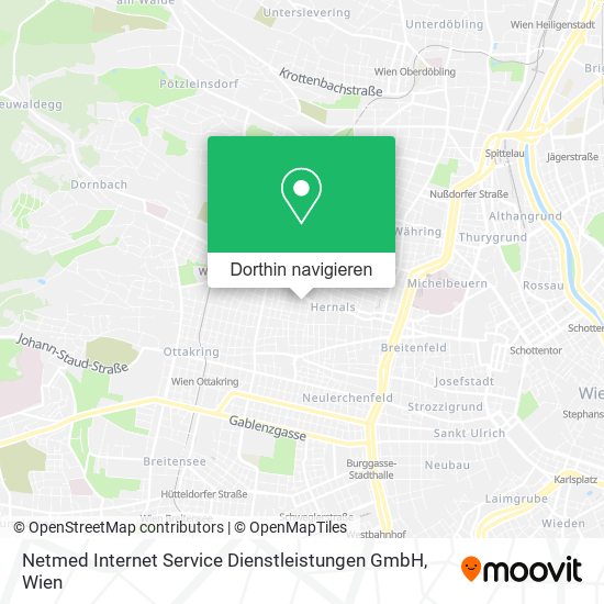 Netmed Internet Service Dienstleistungen GmbH Karte