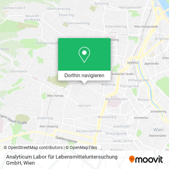 Analyticum Labor für Lebensmitteluntersuchung GmbH Karte