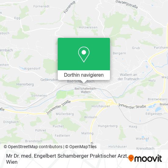 Mr Dr. med. Engelbert Schamberger Praktischer Arzt Karte