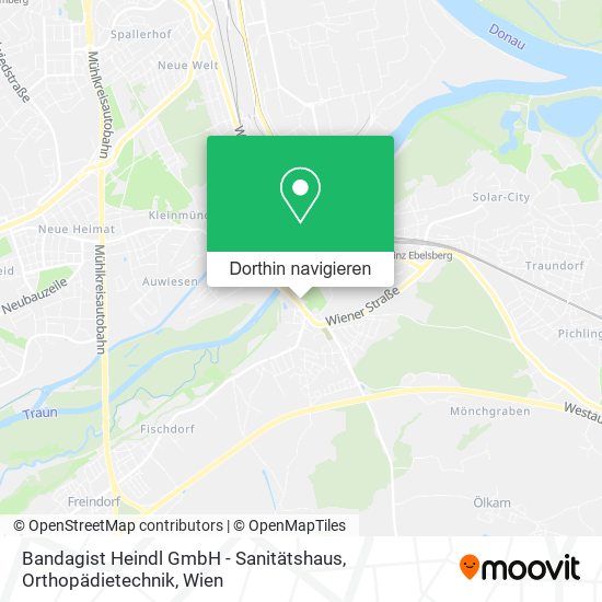 Bandagist Heindl GmbH - Sanitätshaus, Orthopädietechnik Karte