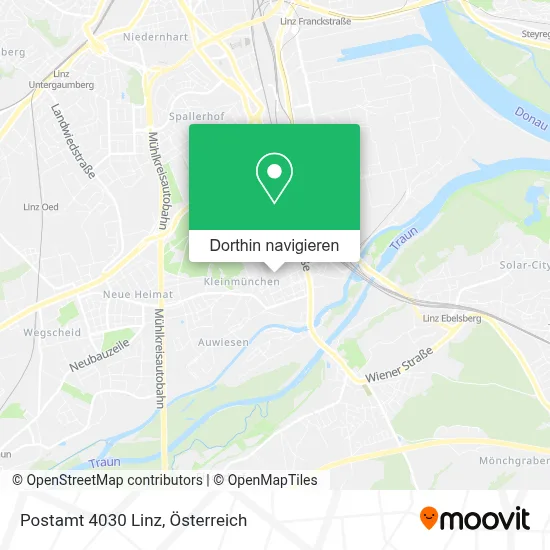 Postamt 4030 Linz Karte