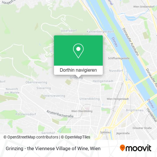 Grinzing - the Viennese Village of Wine Karte