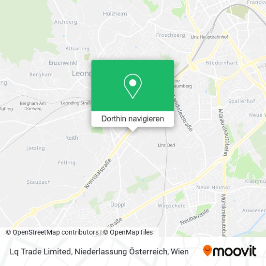 Lq Trade Limited, Niederlassung Österreich Karte