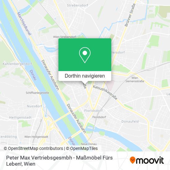 Peter Max Vertriebsgesmbh - Maßmöbel Fürs Leben! Karte