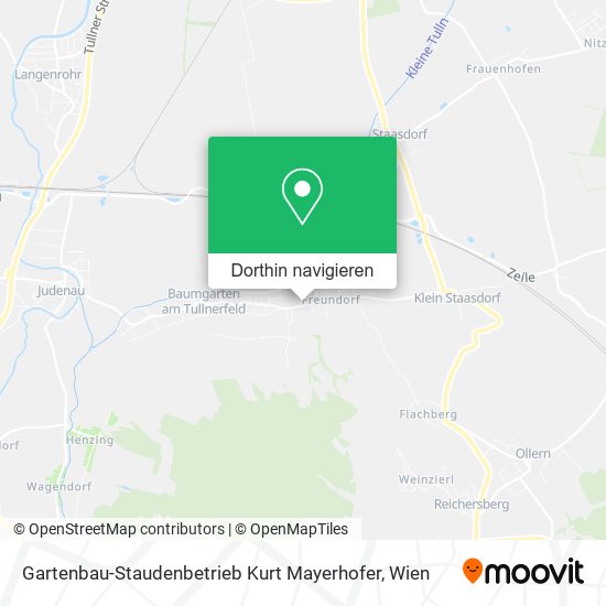 Gartenbau-Staudenbetrieb Kurt Mayerhofer Karte