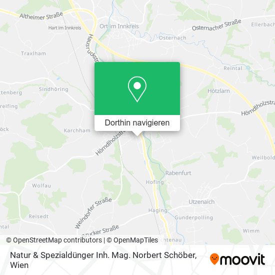 Natur & Spezialdünger Inh. Mag. Norbert Schöber Karte
