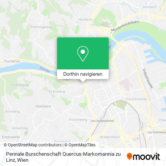 Pennale Burschenschaft Quercus-Markomannia zu Linz Karte