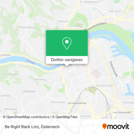 Be Right Back Linz Karte