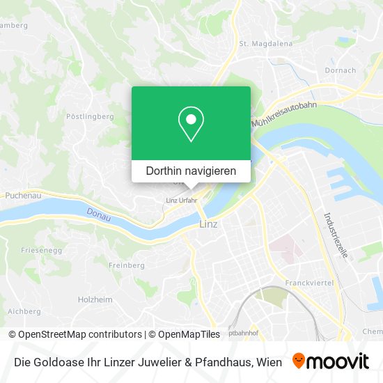 Die Goldoase Ihr Linzer Juwelier & Pfandhaus Karte