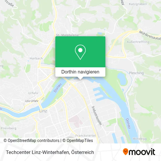 Techcenter Linz-Winterhafen Karte