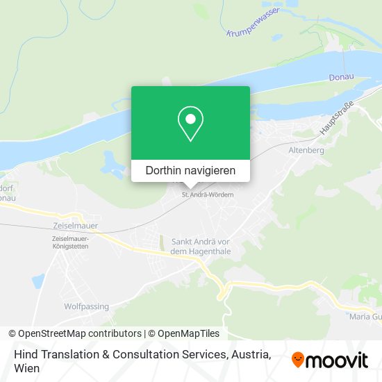 Hind Translation & Consultation Services, Austria Karte