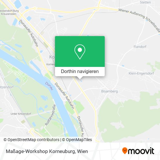 Maßage-Workshop Korneuburg Karte