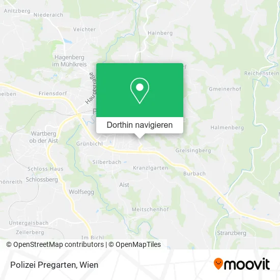 Polizei Pregarten Karte