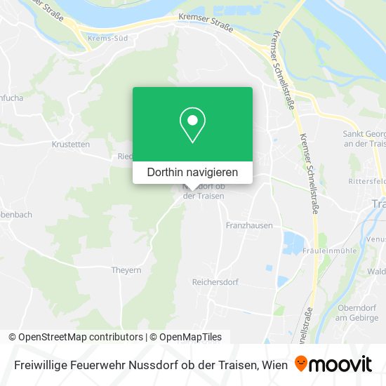 Freiwillige Feuerwehr Nussdorf ob der Traisen Karte