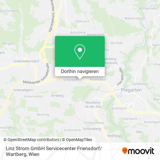 Linz Strom GmbH Servicecenter Friensdorf/ Wartberg Karte